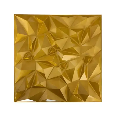 Panouri decorative de perete 3D Golden Mirror